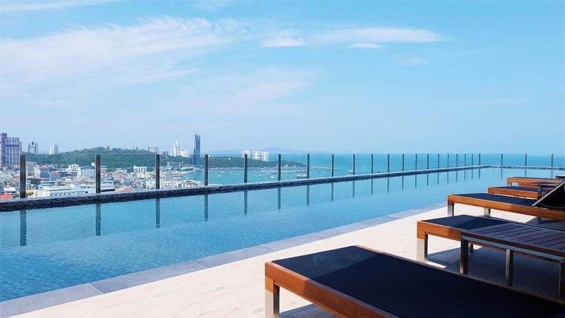 Great Location With Infinity Pool - Central Pattaya Leilighet Eksteriør bilde