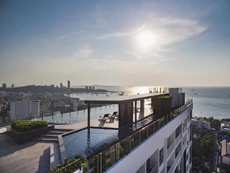 Great Location With Infinity Pool - Central Pattaya Leilighet Eksteriør bilde
