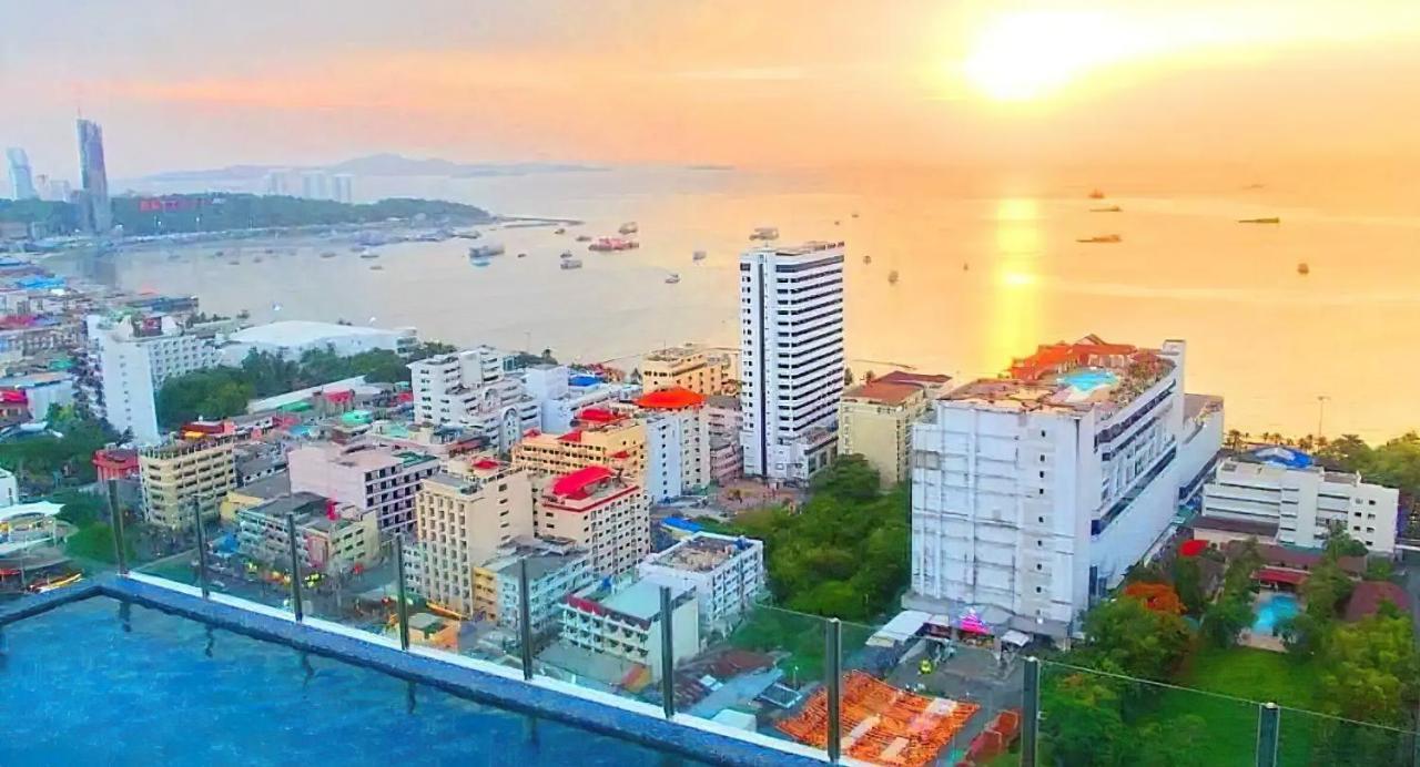 Great Location With Infinity Pool - Central Pattaya Leilighet Eksteriør bilde