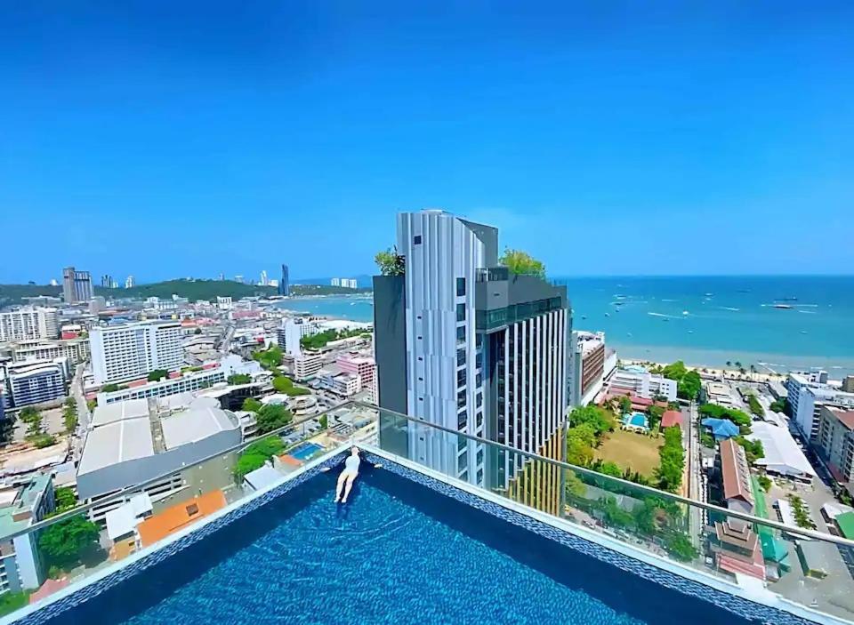 Great Location With Infinity Pool - Central Pattaya Leilighet Eksteriør bilde