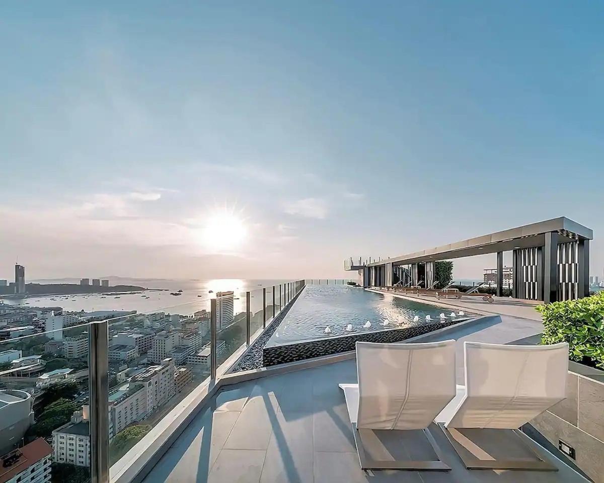 Great Location With Infinity Pool - Central Pattaya Leilighet Eksteriør bilde