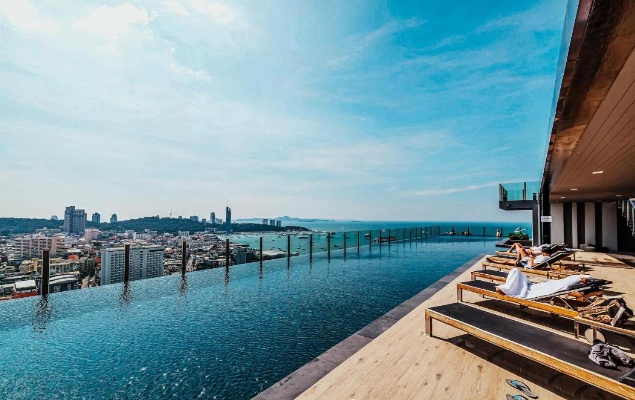 Great Location With Infinity Pool - Central Pattaya Leilighet Eksteriør bilde